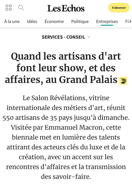 les Echos mai 2025
